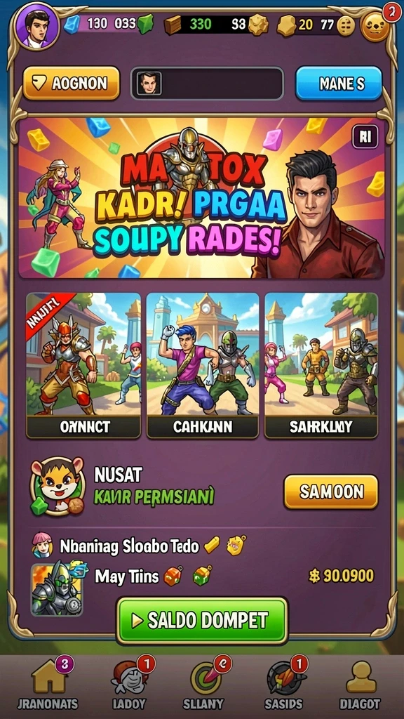 ee789 - Fitur multiplayer yang mendukung interaksi dengan teman.
