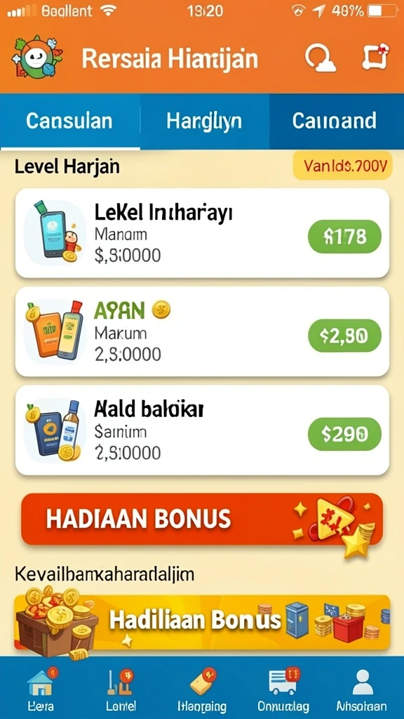 gim999 - Tangkapan layar menampilkan antarmuka permainan GIM999 yang menarik.