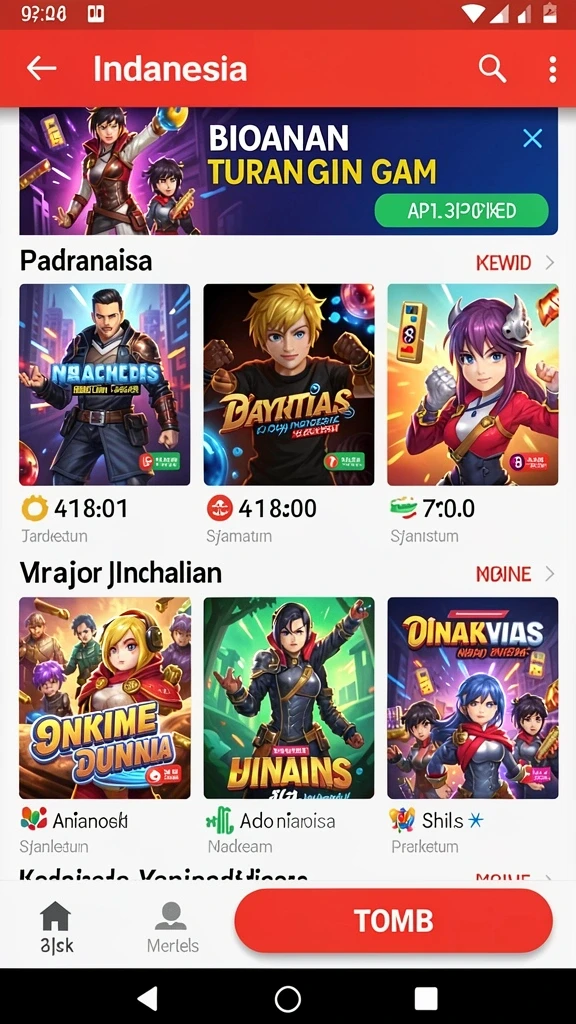 mami188 - Tampilan awal aplikasi MAMI188 yang menarik.