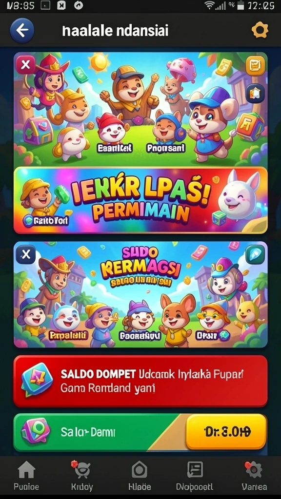 pp7slot - Menampilkan antarmuka utama yang menarik dengan berbagai pilihan slot.